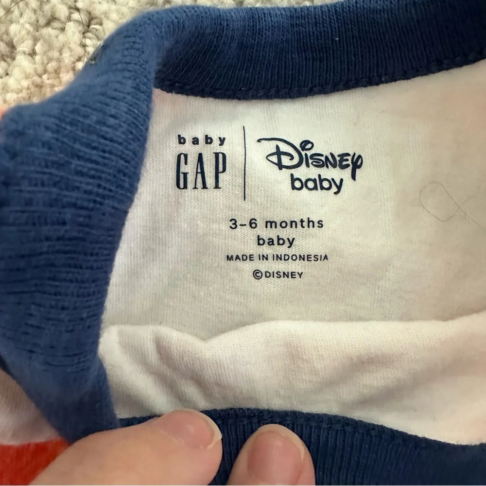 Baby GAP Disney Mickey Mouse 2-in-1 Romper Tee Shorts 3-6M